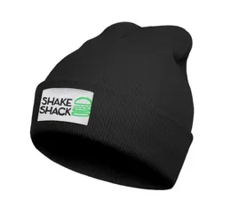 Fashion shake shack logo Winter Warm Watch Beanie Hat Cuffed Plain Hats Sqaure sdale Shake Shack Burger Dog63250636985959