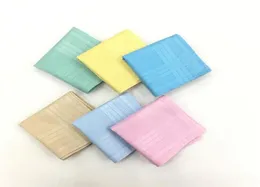 12PCS 43 43CM Pure Cotton Light Color Lady Handkerchief Big Satin Handkerchief6540144