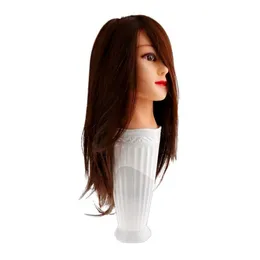 Mannequin Heads Barber Beauty Salon Human Hair Practice Training Head Model - Smooth and Durable Q240510