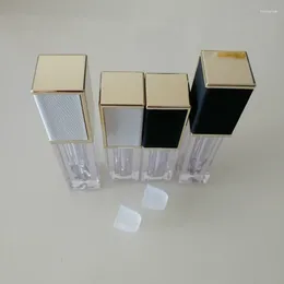 Storage Bottles High Quality Arrival Lip Gloss Packaging Square Tubes Clear Empty Lipgloss Containers