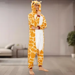 Home Clothing Canasour Giraffe Kostüme Erwachsene Männer ein Stück Pyjama Halloween Weihnachts -Cosplay -Tiere Onesie Pyjamas Jumpsuits