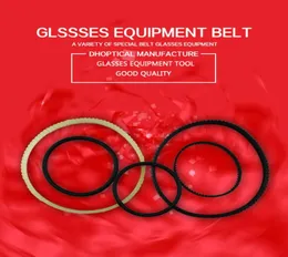 Gummibälte för handlins Edger Lens Edging Machine Oftalmiskt instrumentlins Groover Grooving Accessoreis 5pcslot för glasögon S9526041