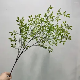 Kwiaty dekoracyjne sztuczna roślina, a nie spustki bez podlewania symulacja realistyczna zieleń kwiatowe miękkie wyposażenie Nantian Bamboo