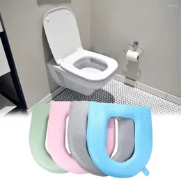 Toalettstol täcker vattentät mjuk plastmatta tvättbar bärbar skumring som inte är dirty hand närmaste hemförsörjning