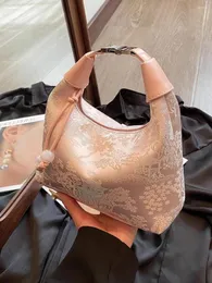 Сумки для талии Drizeno Нишевая вышивка женская китайская сумка 2024 Летнее одно плечо сумочка в стиле поперечного тела