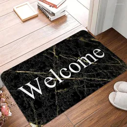 Tappeti texture a inchiostro in marmo stampato di ingresso stampato di benvenuto tappetino da soggiorno tappeto pavimento del corridoio tappeto interno moquette decorazioni per la casa