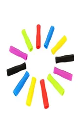 11 colori punte di silicone di brodo per cannucce in acciaio inossidabile cannucce di prevenzione della collisione dente coprono tubi di silicone LX56029341417