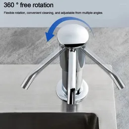 Dispensatore di sapone liquido in acciaio inossidabile Kit tubo di estensione Kit lavello cucina Pressa per pressione per le pompe per il bagno Accessori per il bagno