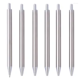 6Pieces Retractable Ballpoint Pen Office Writing Smooth To Write Guest Sign In For El Reception