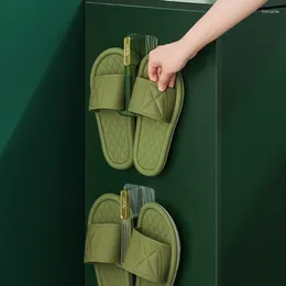 Haken leichte Luxus -Slipper Haken Kein Stanzen starker klebriger Badezimmer Finishing -Raum hängen sanft, ohne herumzulaufen