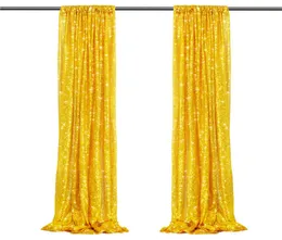 8フィートグリッターシルバーローズゴールドスパンコールバックドロップパーティーウェディングベビーシャワーPOブース背景装飾スパンコールカーテンドレープペイン6622528
