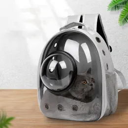 Katzenträger Fensterblase mit Reisetasche atmungsaktiven Raum transparent Haustierbeutel Hunde -Rucksack