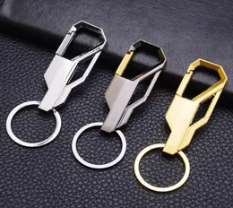 Chaves de chaves de moda para homens para homens Simples Shape Shap -Shap Chain Chain Hook Rings Zink Alloy Gift Auto Interior1994647