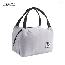 Storage Bags ASFULL 2024 Fashion Portable Insulation Bag For Thermal Food Picnic Lunch Tote Baby Feeding Water Travel