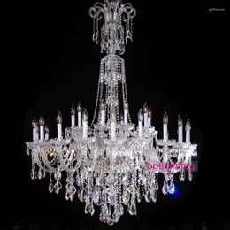 Ljuskronor stor vardagsrum hall kristall ljuskrona lyxig stor foajé belysning trappa el matsal dekorera hängslampa
