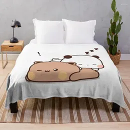 Одеяла Panda Bear Bubu Dudu Love Sleep Throw Gloset Hairys косплей аниме фланелевая ткань