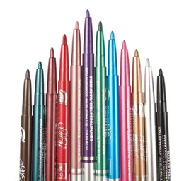 Cała 12Colorslot Liner Glitter Shadow Lip Eyeliner Pen Pen Pen Pen Costeic Make Up Zestaw Kit Piękno z obrotowym wycofaniem 4593144