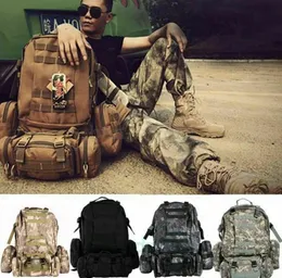 US 55L Molle Outdoor Military Tactical Bag Camping 하이킹 트레킹 백팩 5809531