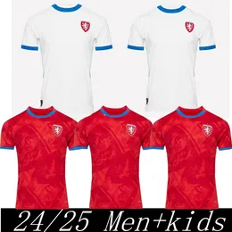 Czech Republic Soccer Jersey 2024 Euro Puchar narodowy dom domowy koszulki piłkarskie nedved novotny poborsky chytil schick hloezek soucek sadilek lingr