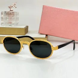 Modische und trendige Sonnenbrille, Damen-Designer, ovaler Halbrahmen aus Acetat, 100 % UV-Schutz, Vintage-Marke, ovale Herrenbrille