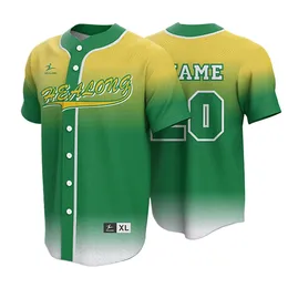 Hot Selling Summer Short Sleeved Baseball Jersey 2024, Cardigan med personliga modebrev, 3D -digitaltryck, anpassade sport