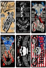 Motorcycle Metal Sign Vintage Metal Plaque Plate Club Wall Decor Tin Signs Sport Motor Poster Gift1136260
