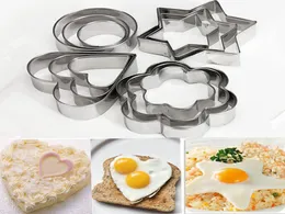 3PCSset Baking Molds Stainless Steel Baking Mold Cookie Cutters Manger Biscuit Diy Mold Star Heart para Baby Kids1354757