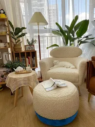 베개 YY 발코니 레저 싱글 시트 의자 침실 창조적 인 안락 의자 고 프로파일 인물