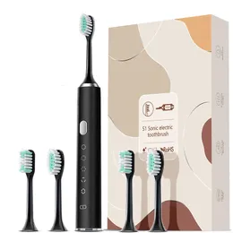 Smart Sonic Electric Toothbrush Ipx7 Vibração do tipo de vibração à prova d'água Braquinho de limpeza profunda sem ferir os dentes 240511