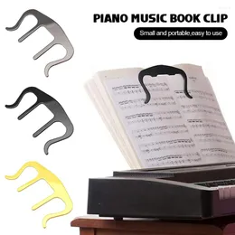 Creative Piano Music Book Clip Sweet M Type Note Sidklämman Holder Metal Reading Bokmärke Kontorsskola Fixeringsförsörjning