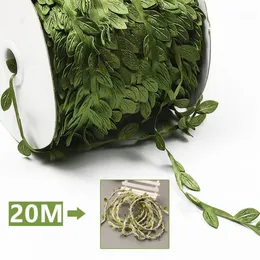 1PC 20M人工花のつるの家庭用車の装飾アクセサリー偽の植物葉のつるdiy花輪ギフト4925079