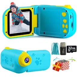 Детская камера портативная камера DV Видео съемки Mini Детские игрушки 20 -дюймовые экраны HD Цифровые камеры для детских подарков на день рождения 240509