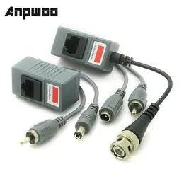 Anpwoo CCTV приемопередатчик витая пара RJ45 UTP Balun BNC Audio Video DC Power Cat5