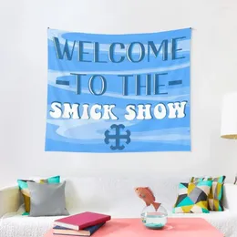 Wandteppiche Willkommen in der Smick Show gebautes Wandteppich Home Decoration Accessoires Dekorationen für Zimmer Schlafzimmer