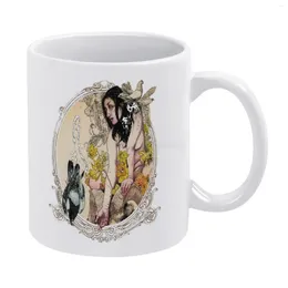 Mugs Music: Kvelertak #3 White Mug Coffee 330ml Ceramic Home Milk Cups and Travel Gift for Friends Kveler Tak