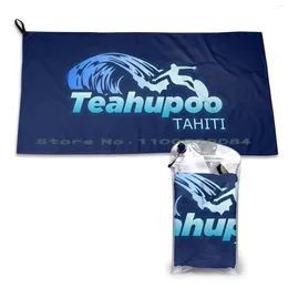 Towel Teahupoo Surf Break TahitiクイックドライジムスポーツバスポータブルパルメットステートフォックスホールコートTFCすべてゲーム