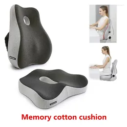 Kissen Memory Foam Lumbal Support Seat Car Office Bracket Taille Massage Orthopädische Hüfte Senior Stuhl
