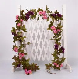 22m yapay çiçek asma sahte ipek gül Ivy çiçek düğün dekorasyonu için yapay sarmaşıklar asılı çelenk ev dekor 423 v26815574