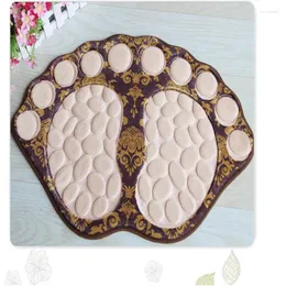 Bath Mats Carpet In The Shape Of A Foot Anti-slip Bathroom Super For Salle Bain Mat Kitchen Soft De Set Pad Tapis Floor