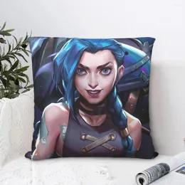 Pillow Jinx Throw Case Arcane League of Legends Short Plus Cover per zaino decorativo per sedia di divano domestica