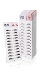 3D Eyebrow Sticker Bionic Brow Semipermanent Water Transfer Waterproof Tattoo Eye Brow broderi Eyebrow Patch Makeup Tools2170807
