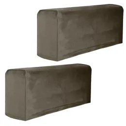 Tampas de cadeira 2 PCs Couch Arm Cover de capa elástica mangas de descanso de mão esticada