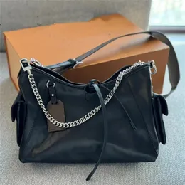 Designer Handtasche Damen Luxusumbetasche Frauen Messenger Crossbody Body Schwarze echte Lederketten -Schulterbeutel Geldtaschen Handtaschen