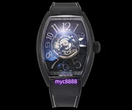 Central Tourbillon Watches Barrel Case har en FM CX 40T-CTR självlindande rörelse med en svängfrekvens på 28800VPH för upp till 4 dagars kraftreserv