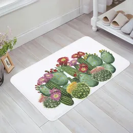 Tappeti Cactus Flower Plant Desert Desert Cucina Tappetino arredamento soggiorno tappeto casa corridoio ingresso portiere balcone porta anti -slip tappeto