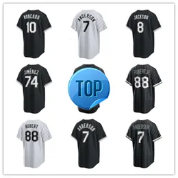 Chicago White Custom Sox Maglie da baseball Bo Jackson 35 Frank Thomas 57 Tanner Banks 59 John Brebbia 45 Garrett Crochet 20 Erick Fedde 77 Chris Flexen 64 Deivi Garcia