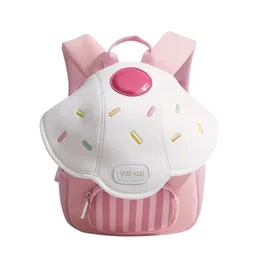Дизайн для малышей девочки рюкзак мини -милый грибный рюкзак для детей рюкзак в детском саду детской сумки для девочек 240507