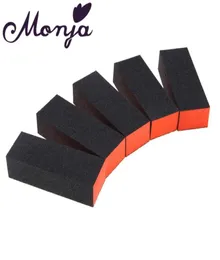 5 PCSSet Black Nail Art Poleringsverktyg Manikyr Buffing Sand Sponge Nail Files Buffer Tools Polish Slip Buffers Block2829868