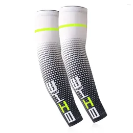 Kniepolster 1Pairs Sport Arm Compression Sleeve Basketball Wärmer Sommerlauf UV -Schutz Volleyball Sonnenschutzbänder