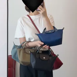 High End Mini Dumpling Torka ręcznie Held Crossbody nylonowa torba damska mini swoboda i wszechstronna z regulowanymi paskami na ramię